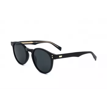 LEVI'S LV-5005-S-807 Vyrų Akiniai Nuo Saulės Juodas Rėmas Pilki Lęšiai 50mm
