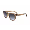 LEVI'S LV1023S09GB Unisex akiniai nuo saulės - Matinis juodas rėmelis, pilki lęšiai, 53 mm