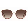 Levi's LV5011S09QF7H Moteriški Akiniai Nuo Saulės Havana Acetatas Rudi Gradientiniai 56/17/145 mm