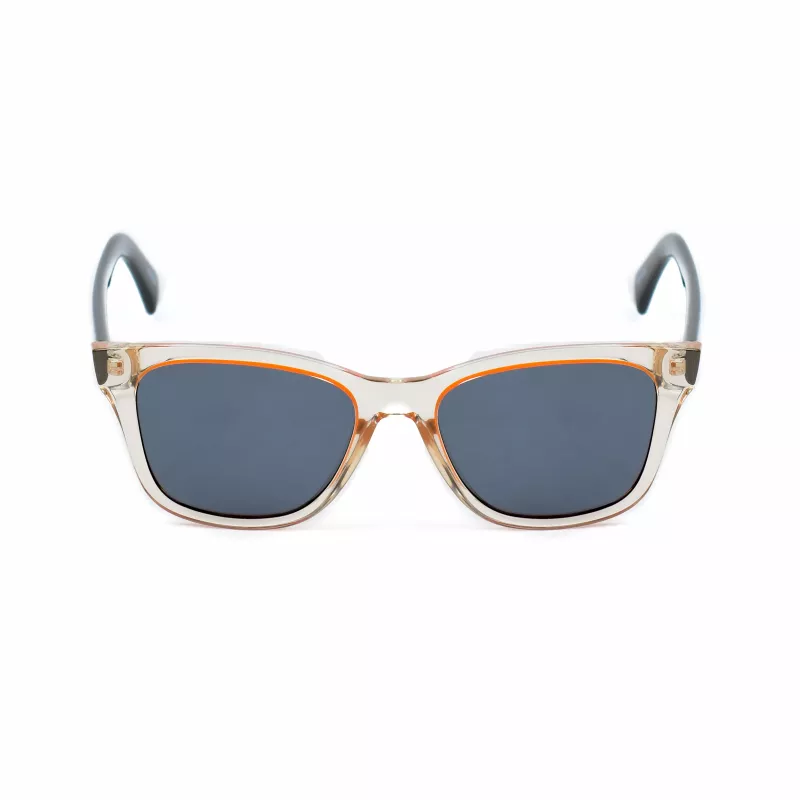 LEVIS LV1002S40GF3I Unisex akiniai nuo saulės - juodas rėmelis, pilki lęšiai, 53 mm