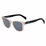 LEVIS LV1002S40GF3I Unisex akiniai nuo saulės - juodas rėmelis, pilki lęšiai, 53 mm