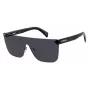 LEVIS Unisex Sunglasses LV1001SKB7J98 - Juodas rėmelis, pilki lęšiai, UV400 apsauga