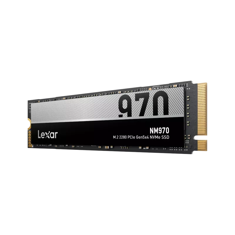 Lexar NM970 2TB PCIe Gen5x4 M.2 2280 NVMe SSD - 11000MB/s Read, 10000MB/s Write