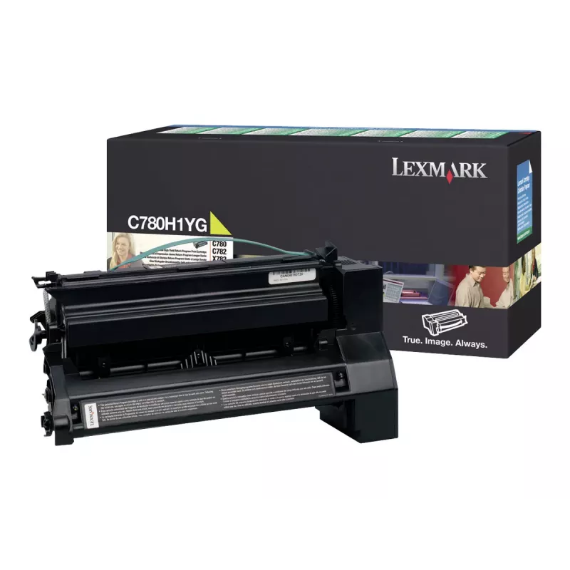 Lexmark High Yield - Geltona - Originalus