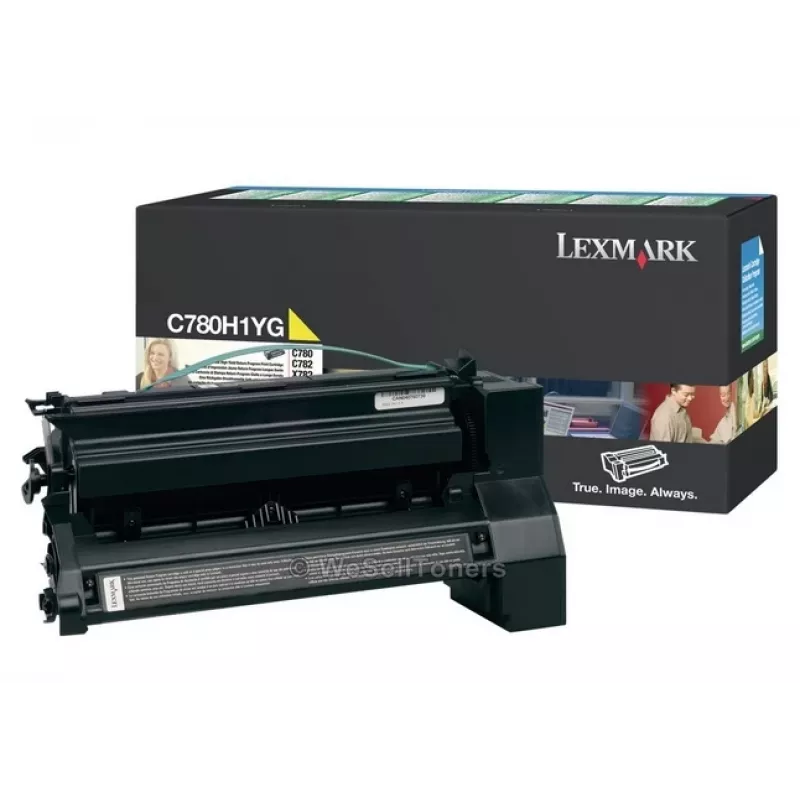 Lexmark High Yield - Geltona - Originalus
