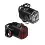 Lezyne LED žibintų rinkinys USB pora – 200 liumenų priekyje ir 10 liumenų gale, IPX7, integruotas USB įkrovimas