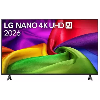 LG 43NU800B3LC 43 colių 4K UHD NanoCell Smart TV su webOS, AI ThinQ ir HDR (juodas)