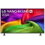 LG 43NU800B3LC 43 colių 4K UHD NanoCell Smart TV su webOS, AI ThinQ ir HDR (juodas)