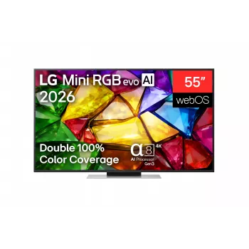 LG 55MRGB87B3B 55 colių 4K QNED Mini LED išmanusis televizorius