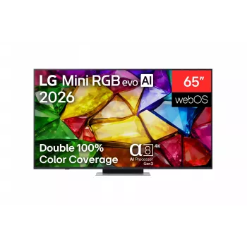 LG 65MRGB87B3B 65 colių (164 cm) 4K QNED Mini RGB evo Smart TV