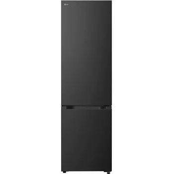 LG GBBS726BEV laisvai pastatomas šaldytuvas-šaldiklis su Total No Frost, 384 l, matinė juoda, energijos klasė C, Inverter Linear kompresorius, Wi-Fi