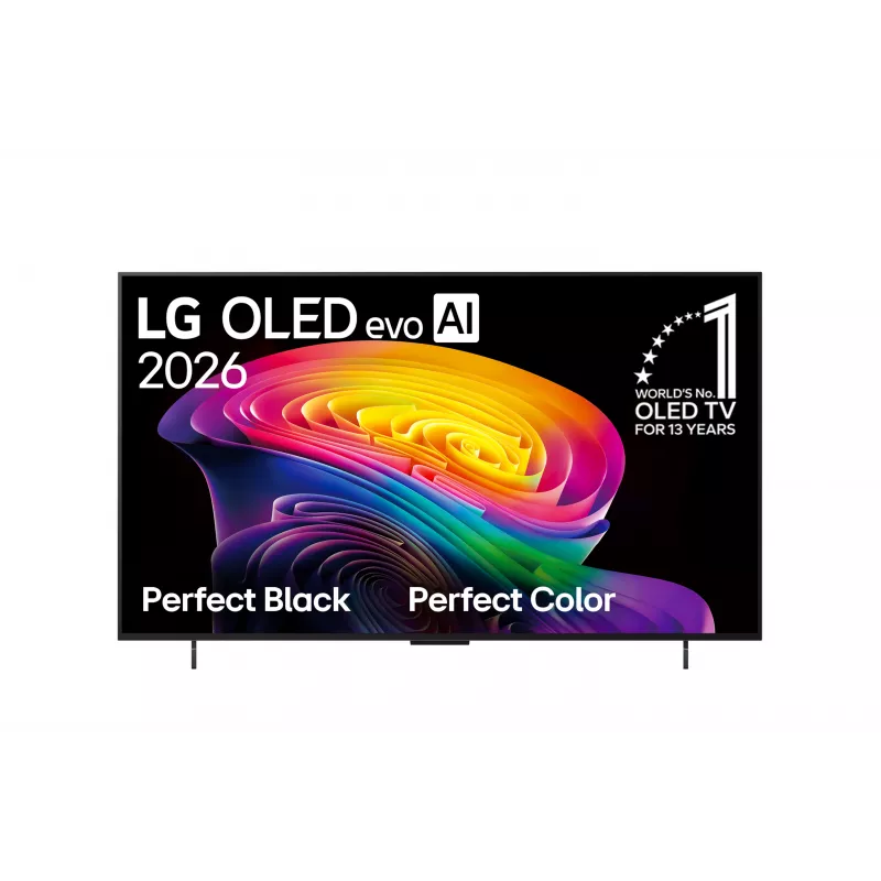 LG OLED42C61LA 42 colių (106 cm) 4K OLED evo išmanusis televizorius su α9 AI procesoriumi 4K Gen6, webOS 23, 120Hz, Dolby Vision ir Atmos, 4 HDMI 2.1, 40W 2.2ch garsu, G-Sync/FreeSync, 2023 m. modelis