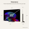 LG OLED65C6ELB 65 colių 4K lenktas OLED televizorius (163,9 cm, juodas, Ultra HD/4K, trigubas imtuvas, 120Hz panelis, webOS 3.0, Harman Kardon)
