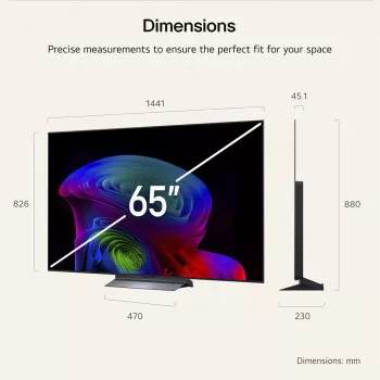 LG OLED65C6ELB 65 colių 4K lenktas OLED televizorius (163,9 cm, juodas, Ultra HD/4K, trigubas imtuvas, 120Hz panelis, webOS 3.0, Harman Kardon)