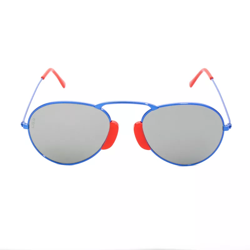 LGR AGADIR-BLUE08 Unisex akiniai Havana rėmelis mėlyni lęšiai 54/20/145 mm