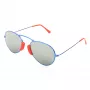 LGR AGADIR-BLUE08 Unisex akiniai Havana rėmelis mėlyni lęšiai 54/20/145 mm