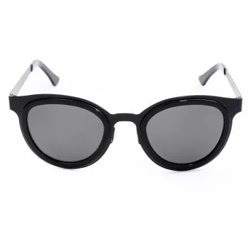 LGR FELI-BLACK01 Unisex Akiniai Nuo Saulės - Juodas Rėmelis, Tamsiai Pilki Lęšiai, 47/24/145 mm