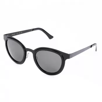 LGR FELI-BLACK01 Unisex Akiniai Nuo Saulės - Juodas Rėmelis, Tamsiai Pilki Lęšiai, 47/24/145 mm