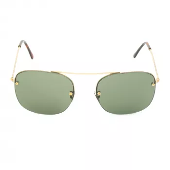 LGR Maasai Gold 02 Akiniai - Rankų darbo itališkas acetatas, UV400 apsauga, 54 mm lęšiai