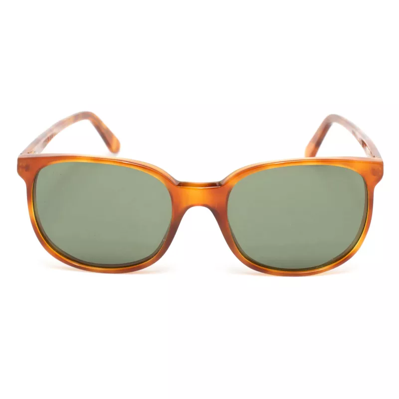 LGR Unisex Springhavan02 Akiniai - Havanos Acetato Rėmelis, Žali Mineralinio Stiklo Lęšiai, 50/19/145 mm