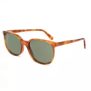 LGR Unisex Springhavan02 Akiniai - Havanos Acetato Rėmelis, Žali Mineralinio Stiklo Lęšiai, 50/19/145 mm