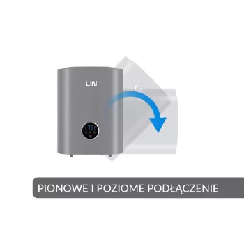 LI- elektrinis vandens šildytuvas LIN LIFVD1SMGY 30L UNIVERSAL pilkas
