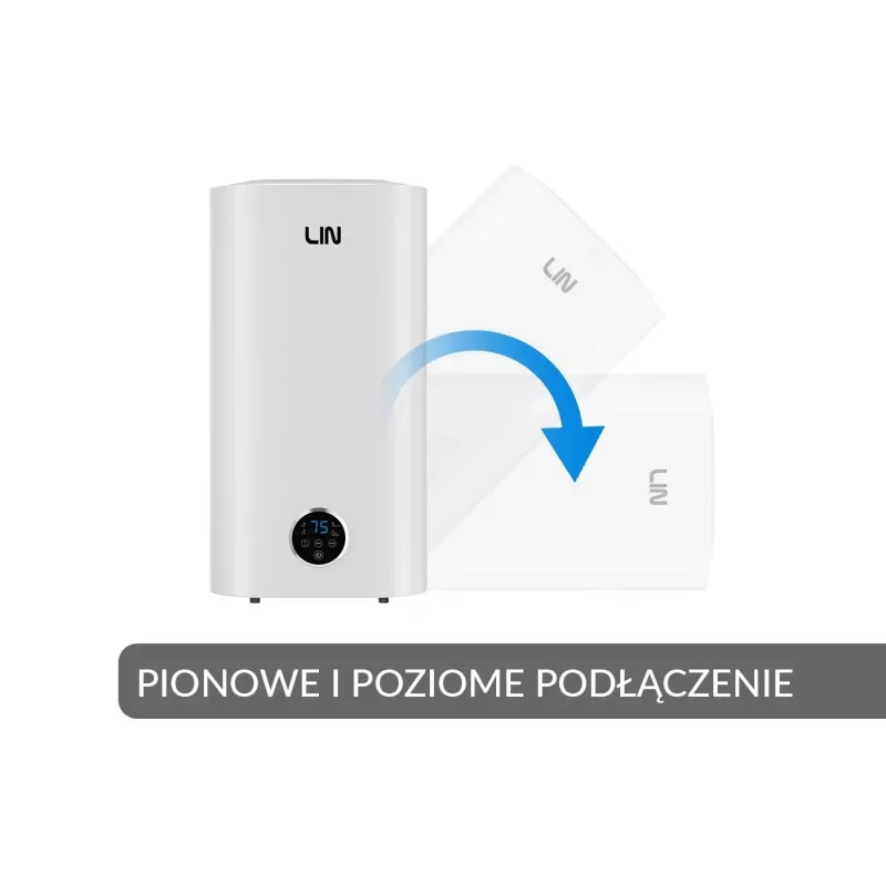 LI- elektrinis vandens šildytuvas LIN LIFVD1SMWH 50L UNIVERSAL baltas