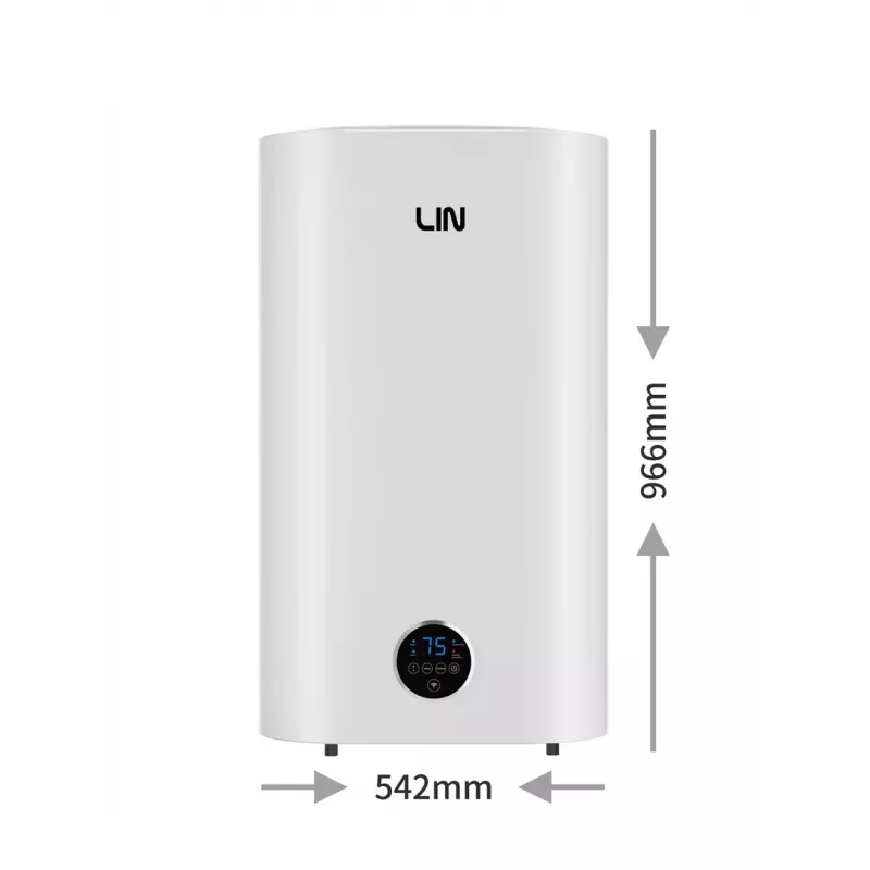LI- LIFVD1SMWH 80L universalus baltas elektrinis vandens šildytuvas su Wi-Fi