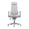 LiberNovo Omni Dynamic ergonomiska biro krėslas, pilkas, tinklelis, sėdynės aukštis 45 cm, 3D reguliuojamos porankės, 120 kg talpa