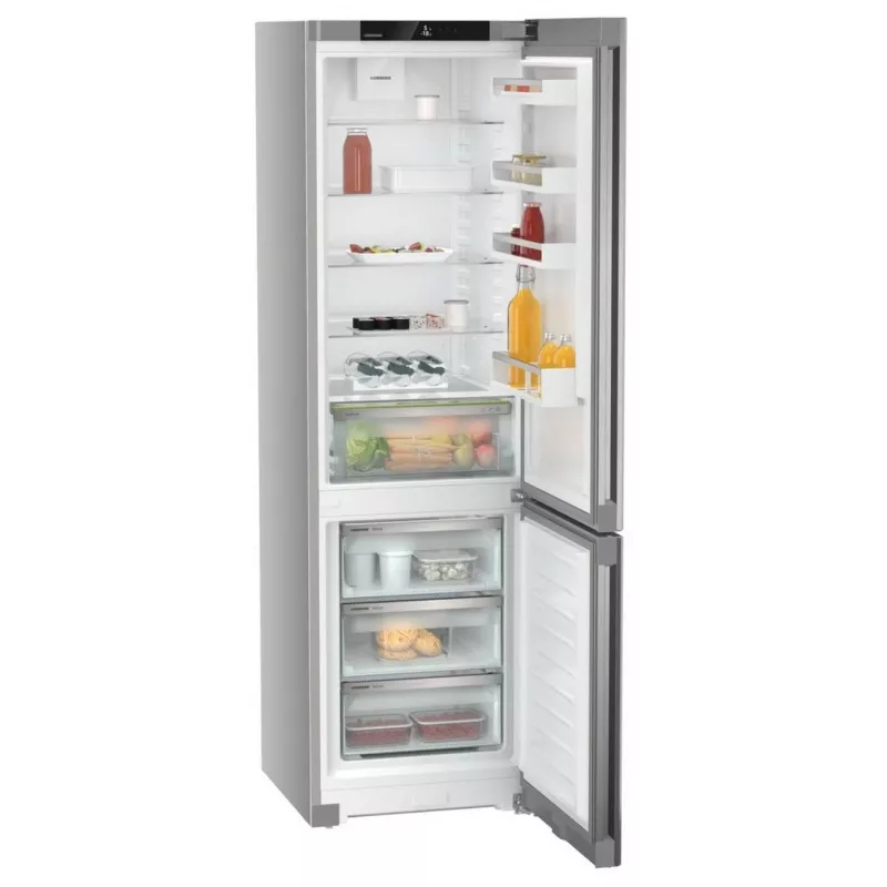 Liebherr CNsfd 5703 Šaldytuvas-Šaldiklis, 330 L, NoFrost, DuoCooling, Sidabrinis