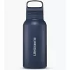 LifeStraw Go 2.0 nerūdijančio plieno vandens filtro butelis 1L - Egėjo jūra