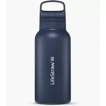 LifeStraw Go 2.0 nerūdijančio plieno vandens filtro butelis 1L - Egėjo jūra
