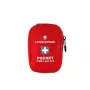 Lifesystems Pocket First Aid Kit – kompaktiškas 16 dalių kelioninis rinkinys su ripstop nailono maišeliu, raudonas
