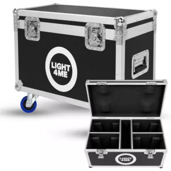 LIGHT4ME 100 SPOT RING CASE 4IN1 Flight Case for 4x Moving Head Fixtures