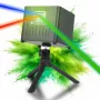 LIGHT4ME ACCU APP LASER Nešiojamas Baterijinis Lazerinis Projektorius su Bluetooth Valdymu