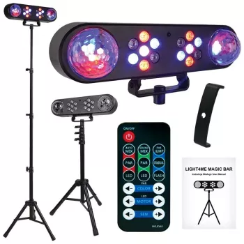LIGHT4ME MAGIC BAR Disco Ball LED PAR efektinis šviestuvas su stovu