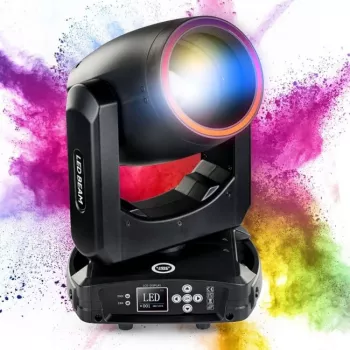 LIGHT4ME PRISMO BEAM 150W judančioji galvos šviesa su 150W LED