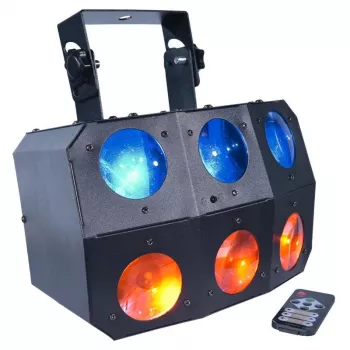 LIGHT4ME SIX EYE BEAM Strong LED Beam Effect su nuotolinio valdymo pulteliu