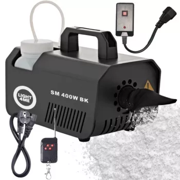 LIGHT4ME SM 400W BK Sniego mašina - 1L bakas, nuotolinis valdymas, juoda