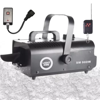 LIGHT4ME SM 900W Snow Machine Black