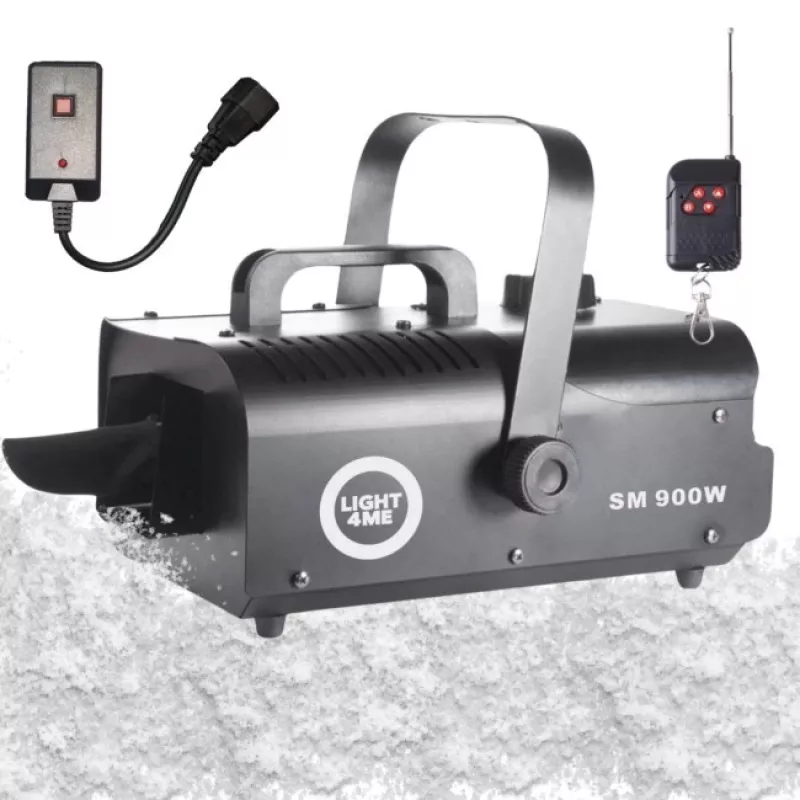 LIGHT4ME SM 900W Snow Machine Black