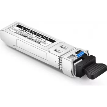 Lightwin 1,25 Gbit/s SFP BiDi transiveris, 1550nm TX / 1310nm RX, 3km, DDM, LC Simplex, Singlemode (LWO-SFP-5531-3)