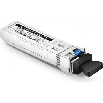 Lightwin 1.25 Gbit SFP BiDi transiveris, 1550nm TX / 1310nm RX, 40 km, DDM, LC-Simplex, Singlemode, DFB (LWO-SFP-5531-40)