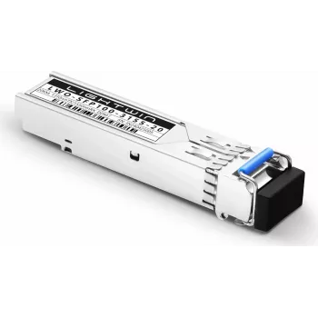 Lightwin 155 Mbps SFP BIDI transiveris, 1310nm TX/1550nm RX, 20km, DDM, LC-Simplex, Singlemode (LWO-SFP100-3155-20)