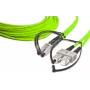 Lightwin LDP-50 LC-SC 2.0 OM5 dvigubas daugiamodis optinis pleistras, 1m, žalios spalvos LSZH