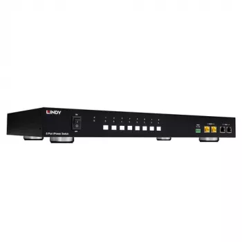 LINDY 8 Port IPower Switch (32623) – išmanusis PDU su 8 IEC C13 lizdais, 10A, 1U