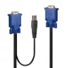LINDY Combined KVM and USB Cable 2m