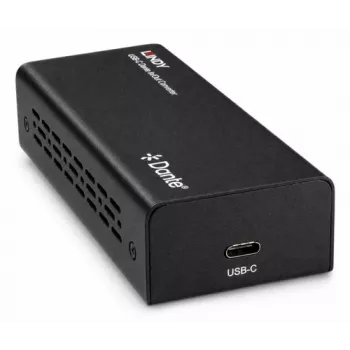 LINDY USB-C Dante įvesties/išvesties konverteris 2x2 garso sąsaja 70617