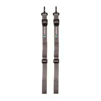 LittleLife Child Carrier Foot Stirrups – Reguliuojamos pėdų atramos vaikiškoms nešyklėms, juoda/pilka (L10640)