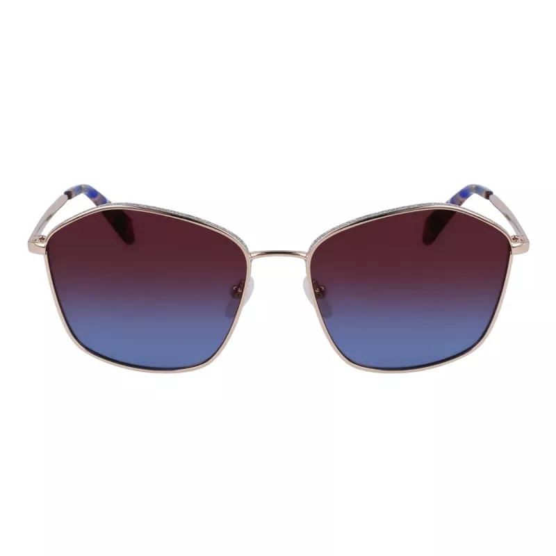 LIU JO Moteriški Havana Drugelio Formos Akiniai Nuo Saulės LJ157S5918722 59/18/140 mm